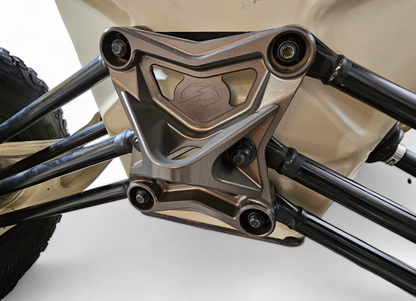 2017-2021 CAN-AM X3 MAVERICK EOD RADIUS ROD PLATE WITH TOW HOOK GUN METAL