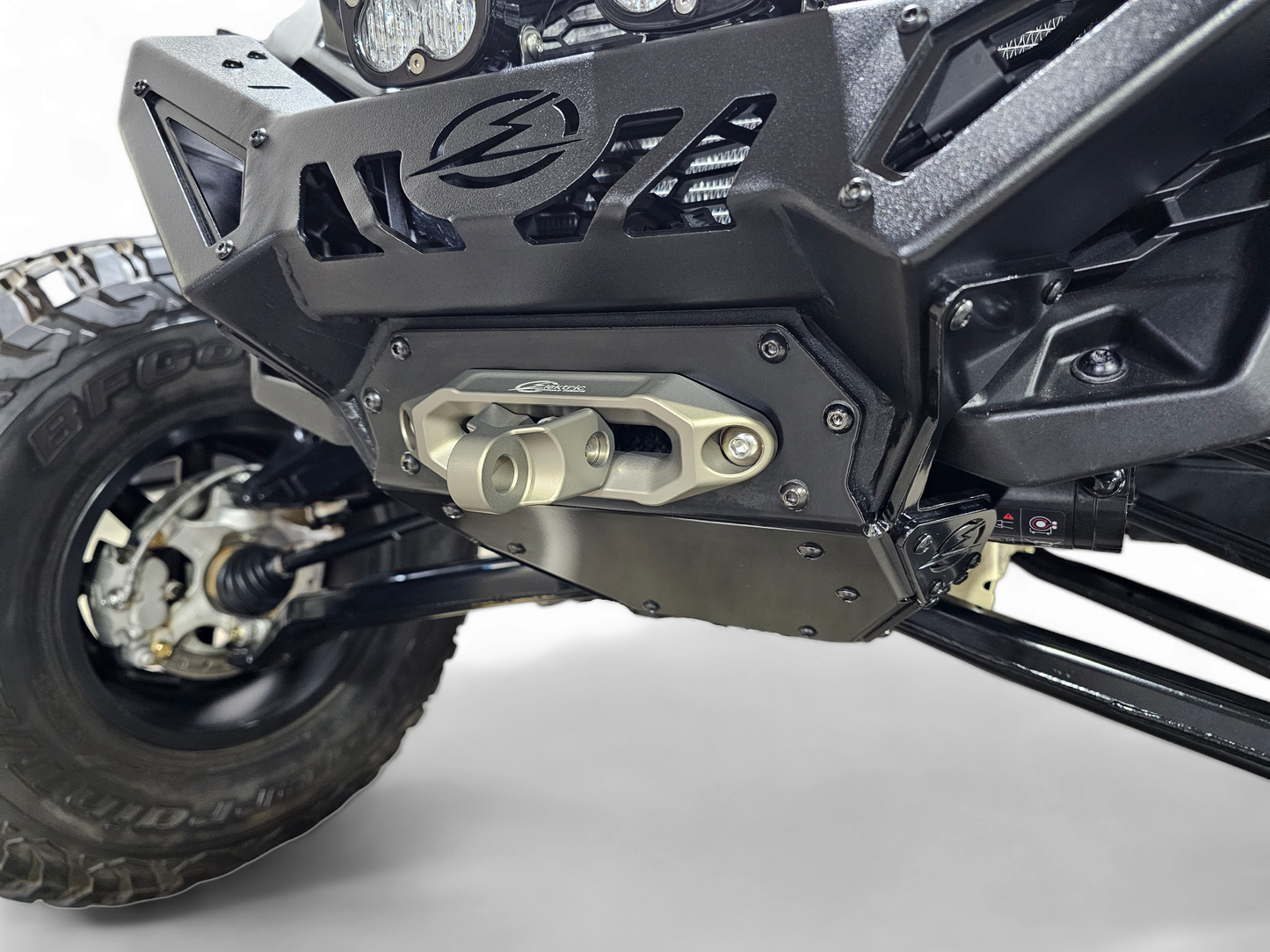 ELEKTRIC OFFROAD DESIGNS UTV WINCH FAIRLEAD AND HOOK (GUNMETAL)