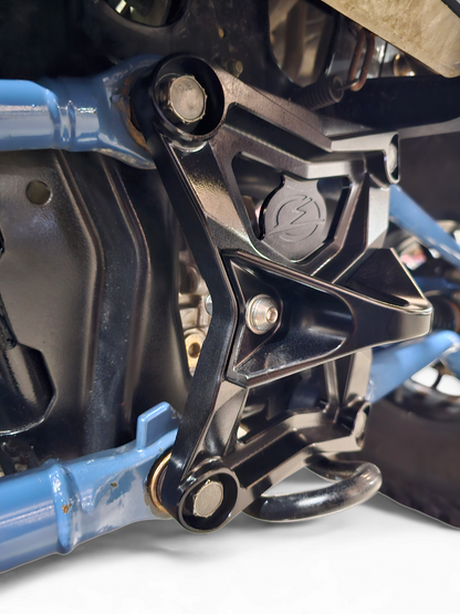 2020-2024 POLARIS RZR PRO XP RADIUS ROD PLATE WITH TOW HOOK BLACK