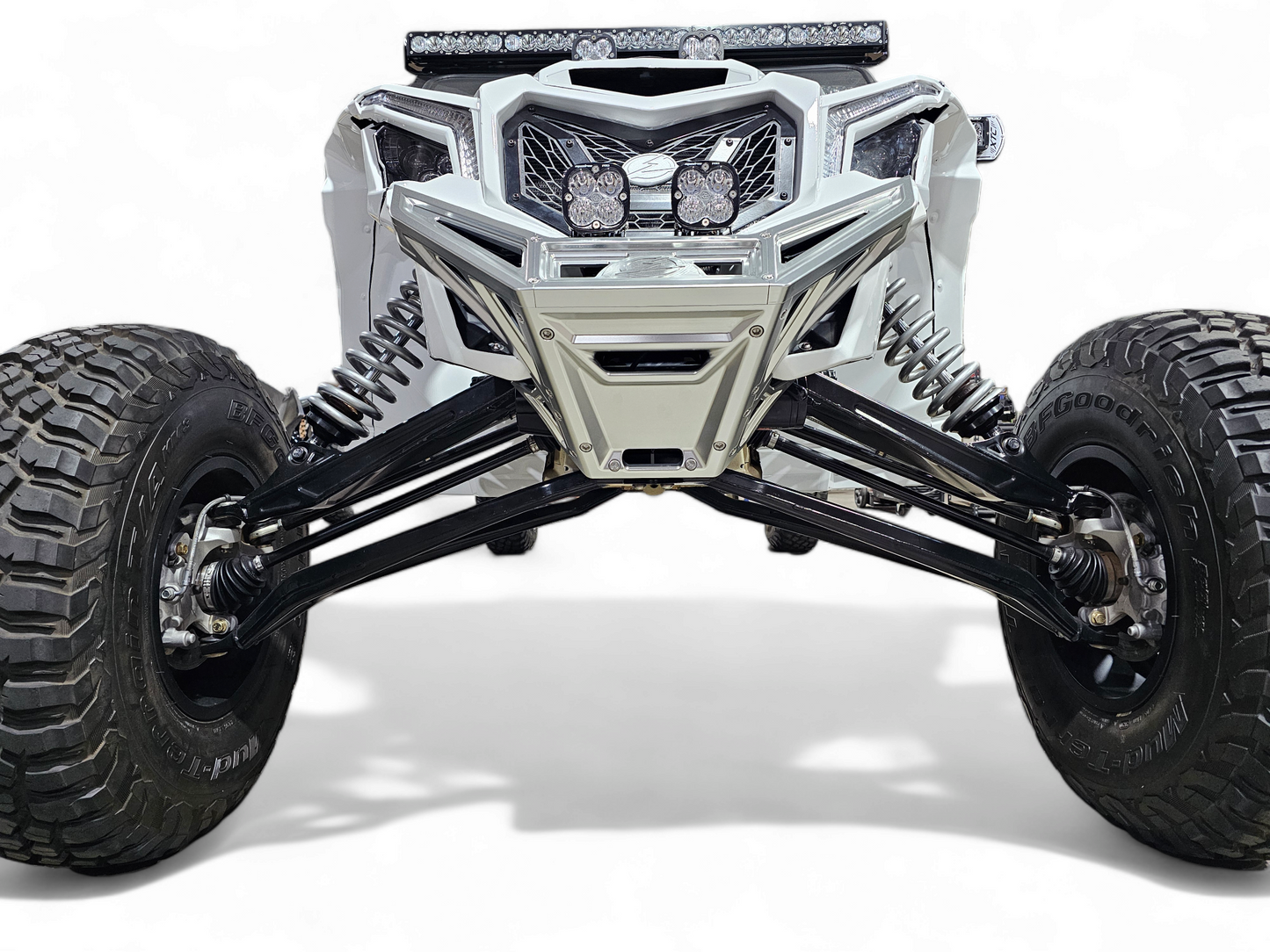 2017 TO CURRENT CAN-AM X3 MAVERICK MACHINED BILLET FRONT WINCH BUMPER (CLEAR ANODIZE)