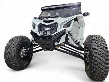 2017 TO CURRENT CAN-AM X3 MAVERICK MACHINED BILLET FRONT WINCH BUMPER (BLACK ANODIZE)
