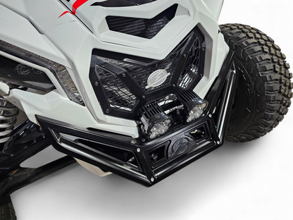 2017 TO CURRENT CAN-AM X3 MAVERICK MACHINED BILLET FRONT WINCH BUMPER (BLACK ANODIZE)