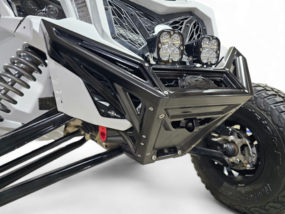 2017 TO CURRENT CAN-AM X3 MAVERICK MACHINED BILLET FRONT WINCH BUMPER (BLACK ANODIZE)