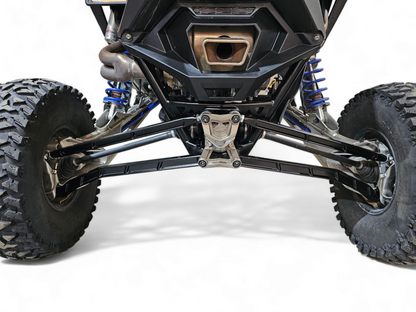 2022 TO CURRENT POLARIS RZR PRO R, PRO S, TURBO R HIGH CLEARANCE RADIUS RODS IN BLACK FINISH