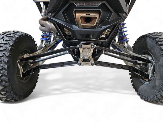 2022 TO CURRENT POLARIS RZR PRO R, PRO S, TURBO R HIGH CLEARANCE RADIUS RODS IN BLACK FINISH