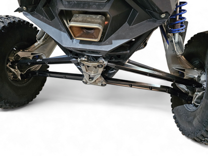 2022 TO CURRENT POLARIS RZR PRO R, PRO S, TURBO R HIGH CLEARANCE RADIUS RODS IN BLACK FINISH