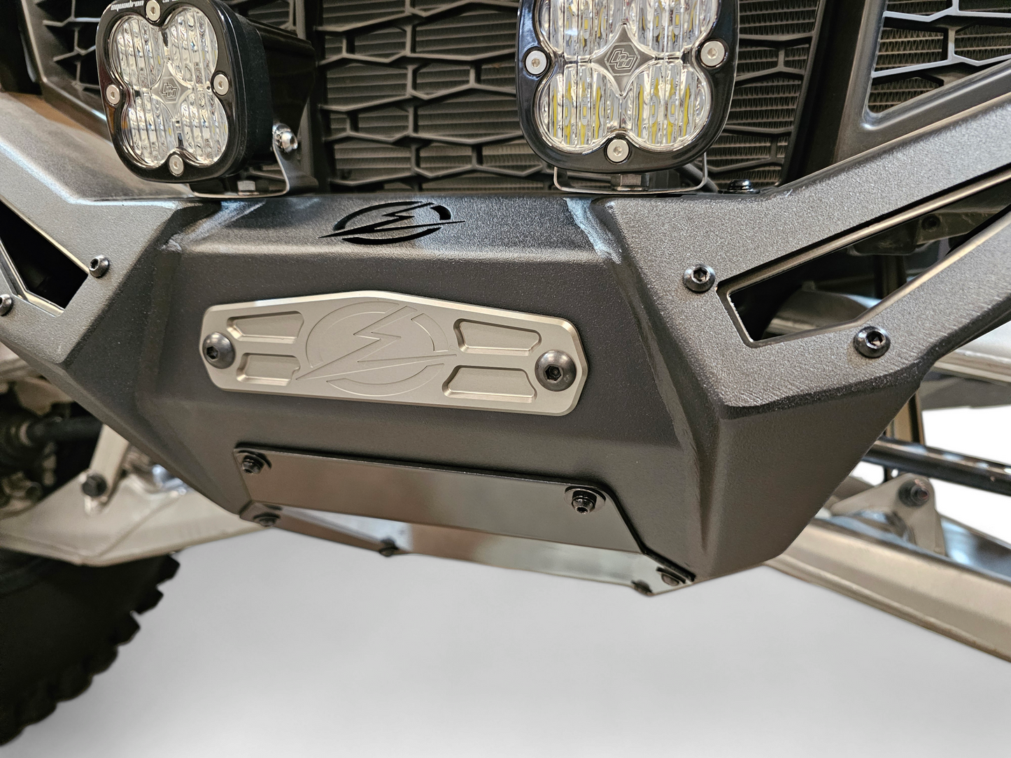 ELEKTRIC OFFROAD DESIGNS UTV WINCH FAIRLEAD COVER PLATE | GUN METAL