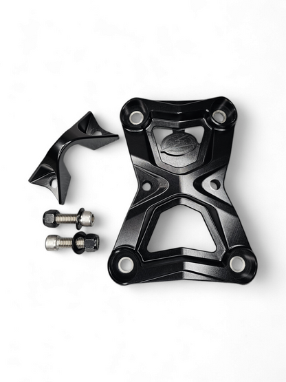 2022-2025 POLARIS RZR TURBO R/PRO R RADIUS ROD PLATE WITH TOW HOOK BLACK