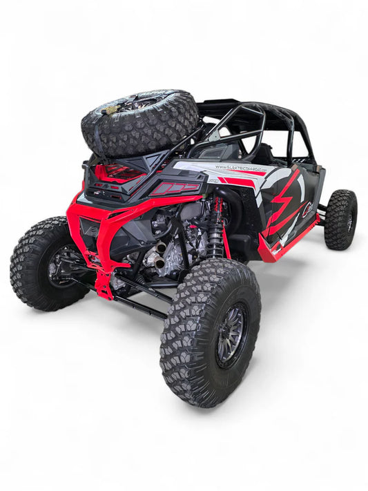 2020+ POLARIS RZR PRO XP, 2022+ PRO R/TURBO R, 2025+ PRO R/PRO S TIRE RACK
