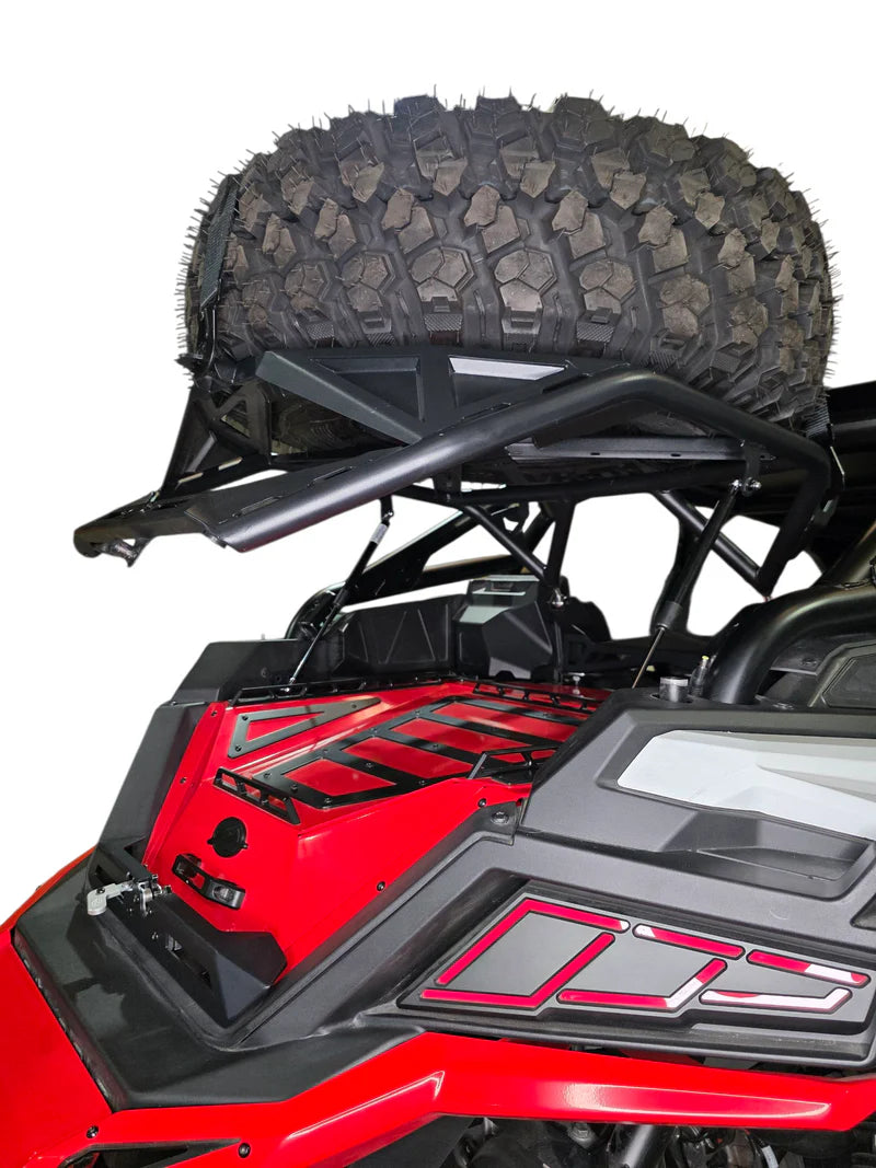 2020+ POLARIS RZR PRO XP, 2022+ PRO R/TURBO R, 2025+ PRO R/PRO S TIRE RACK