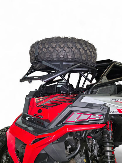 2020+ POLARIS RZR PRO XP, 2022+ PRO R/TURBO R, 2025+ PRO R/PRO S TIRE RACK