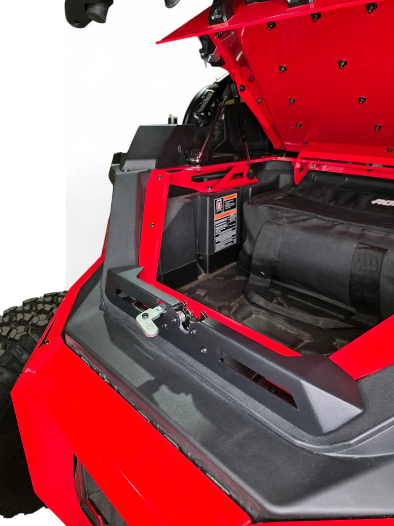 2020+ POLARIS RZR PRO XP, 2022+ PRO R/TURBO R, 2025+ PRO R/PRO S TIRE RACK