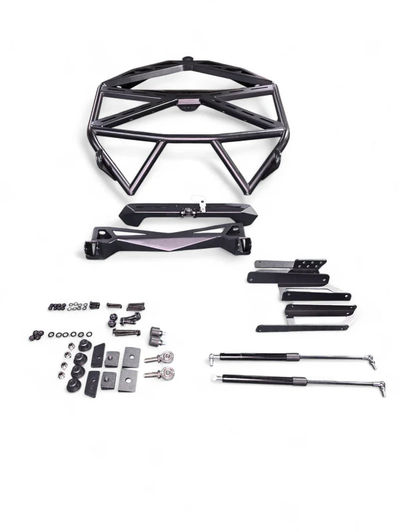 2020+ POLARIS RZR PRO XP, 2022+ PRO R/TURBO R, 2025+ PRO R/PRO S TIRE RACK