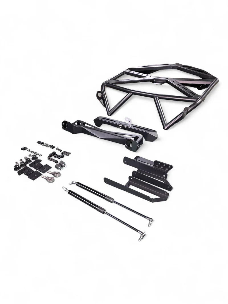 2020+ POLARIS RZR PRO XP, 2022+ PRO R/TURBO R, 2025+ PRO R/PRO S TIRE RACK