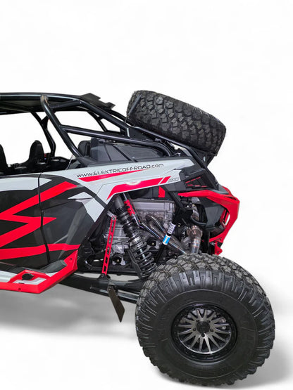 2020+ POLARIS RZR PRO XP, 2022+ PRO R/TURBO R, 2025+ PRO R/PRO S TIRE RACK