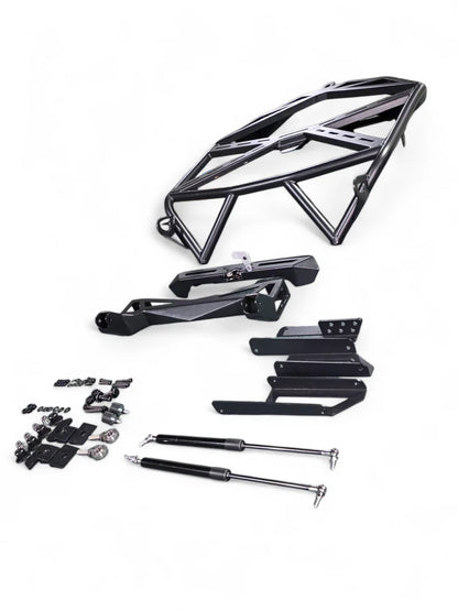 2020+ POLARIS RZR PRO XP, 2022+ PRO R/TURBO R, 2025+ PRO R/PRO S TIRE RACK