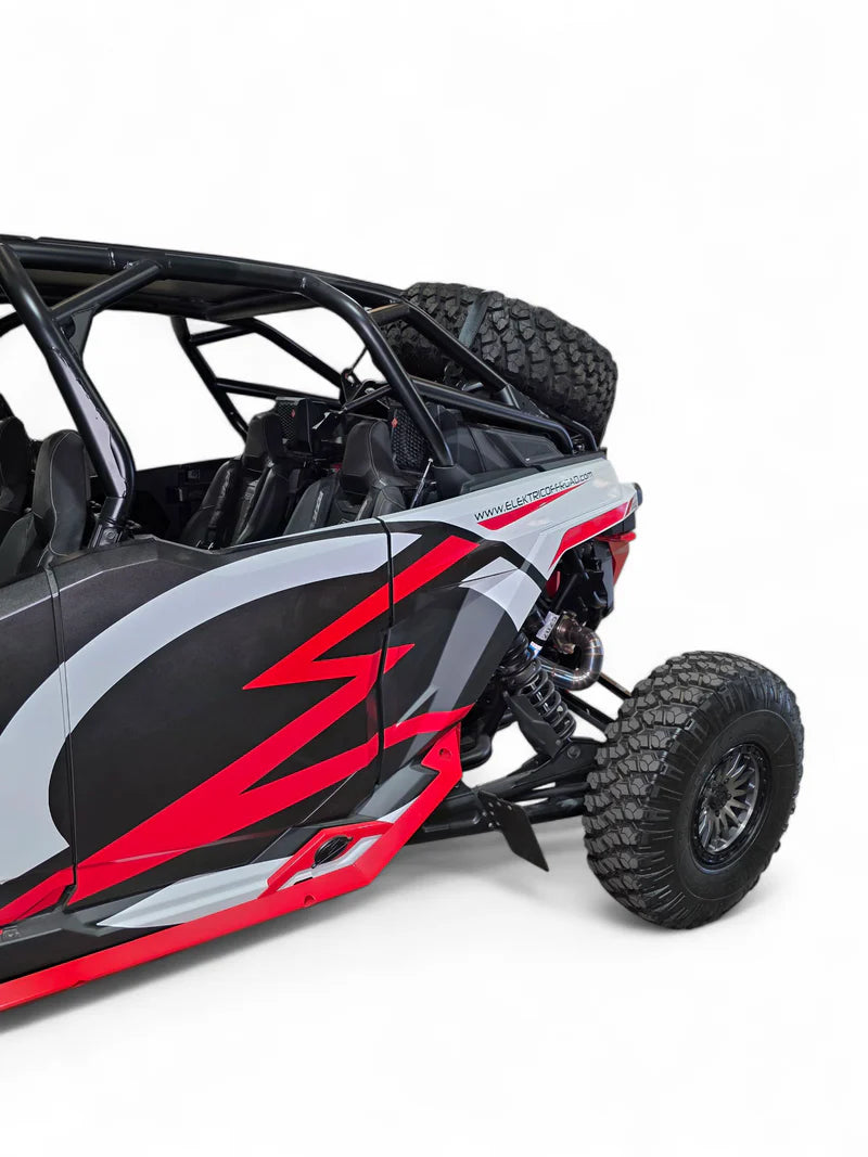 2020+ POLARIS RZR PRO XP, 2022+ PRO R/TURBO R, 2025+ PRO R/PRO S TIRE RACK