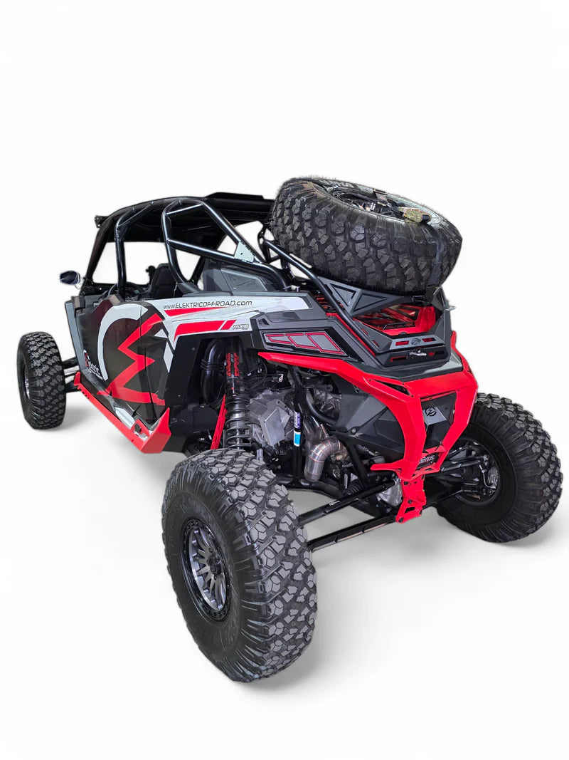 2020+ POLARIS RZR PRO XP, 2022+ PRO R/TURBO R, 2025+ PRO R/PRO S TIRE RACK