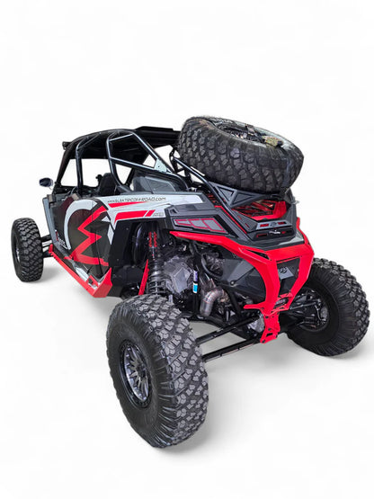 2020+ POLARIS RZR PRO XP, 2022+ PRO R/TURBO R, 2025+ PRO R/PRO S TIRE RACK