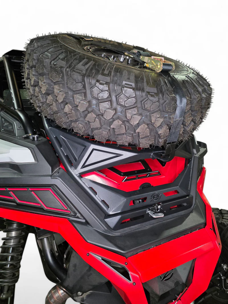 2020+ POLARIS RZR PRO XP, 2022+ PRO R/TURBO R, 2025+ PRO R/PRO S TIRE RACK