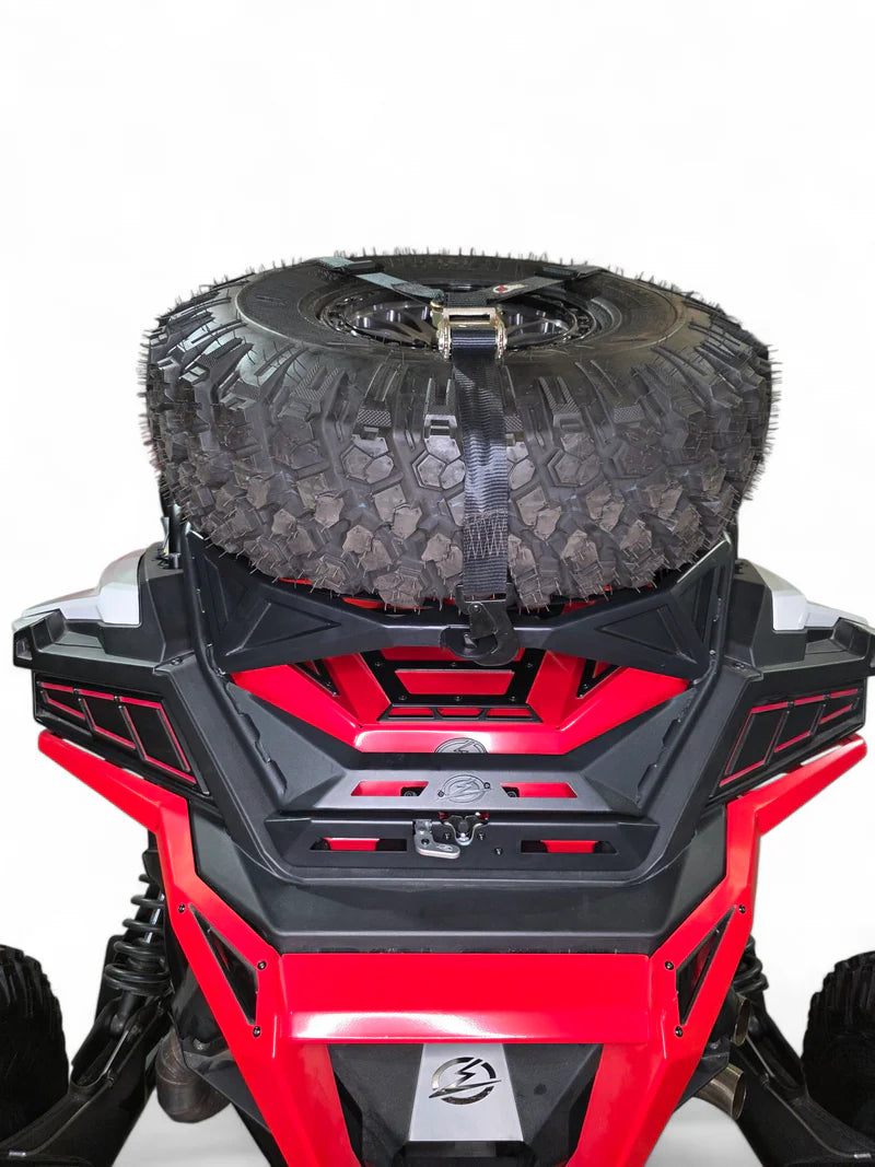 2020+ POLARIS RZR PRO XP, 2022+ PRO R/TURBO R, 2025+ PRO R/PRO S TIRE RACK