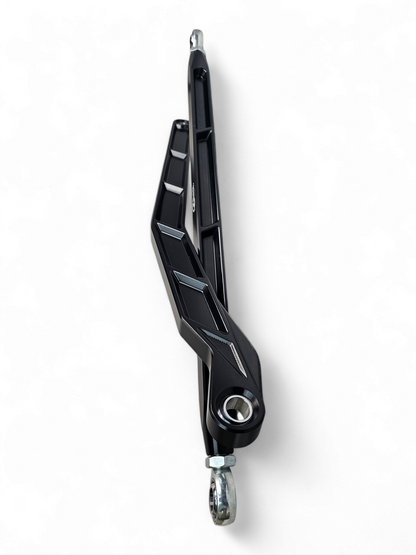 2022 TO CURRENT POLARIS RZR PRO R, PRO S, TURBO R HIGH CLEARANCE RADIUS RODS IN BLACK FINISH