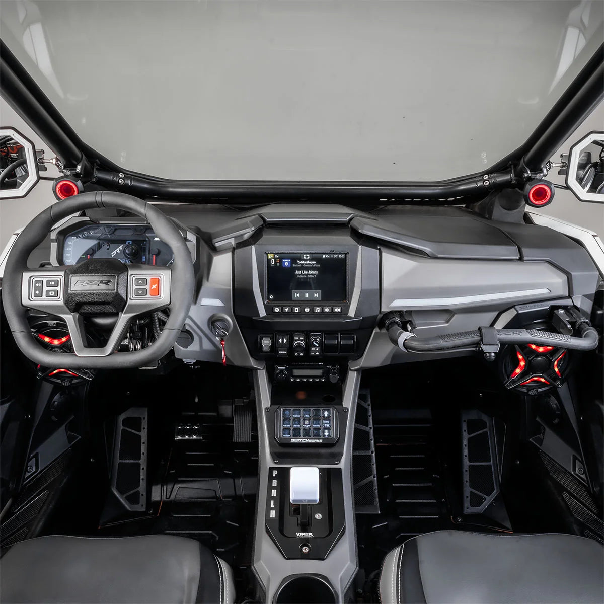 SSV Works Phase-6 K-Spec 7-Speaker Plug & Play Kit for Ride Command - Polaris RZR Pro R / Pro S / Pro XP (2025-2026)