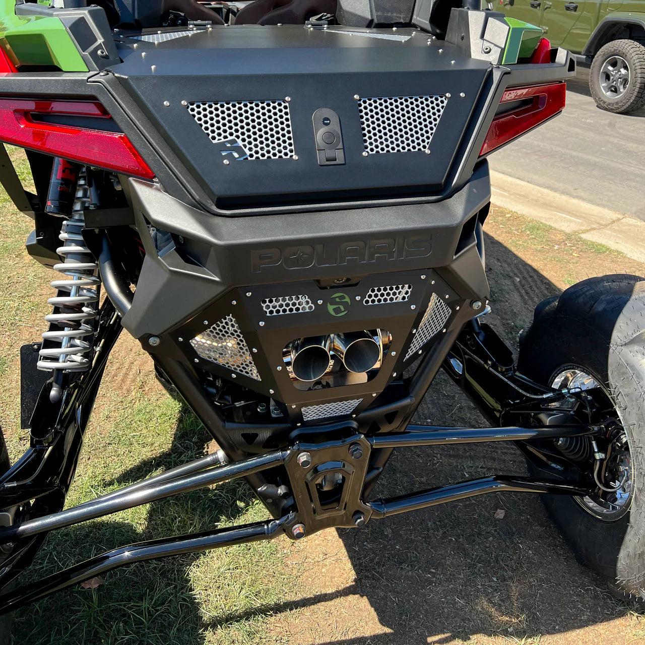 POLARIS RZR PRO R REAR EXHAUST COVER