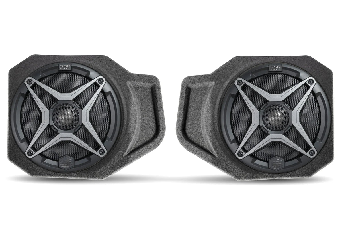 SSV Works 2018-2024 Polaris Ranger XP1000 6.5" Front Speaker-Pods
