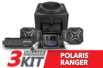 SSV Works 2018-2024 Polaris Ranger XP1000 A-Spec 3-Speaker Audio System w/JVC