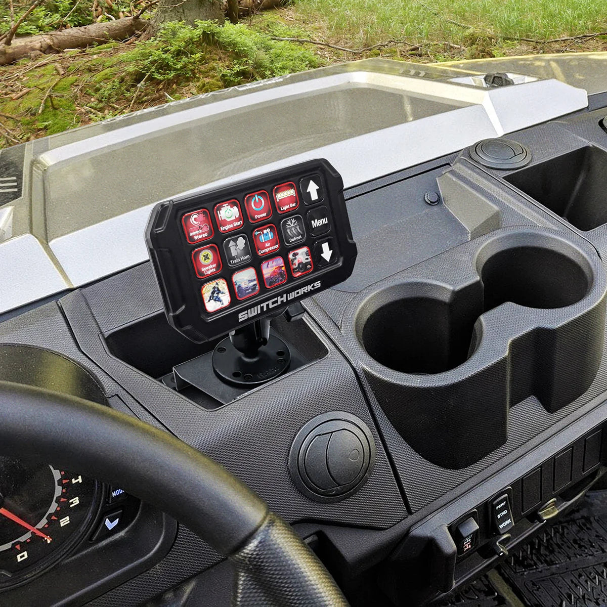 SSV Works 2018-Up Polaris Ranger SWITCH Works Alpha12 Mounting Kit