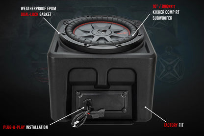 SSV Works 2018-2025 Polaris Ranger XP1000 Underseat 10" Subwoofer