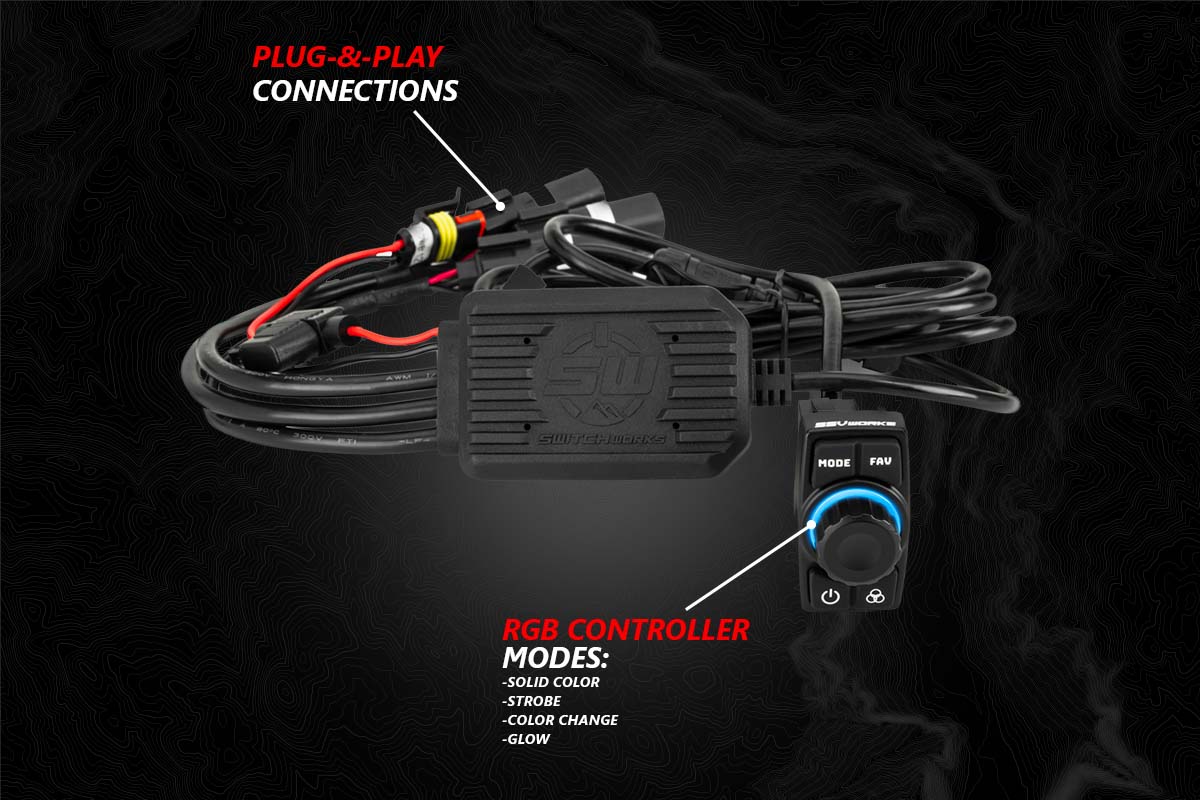 2014-2023 POLARIS RZR V-SPEC 5-SPEAKER PLUG & PLAY KIT FOR RIDE COMMAND