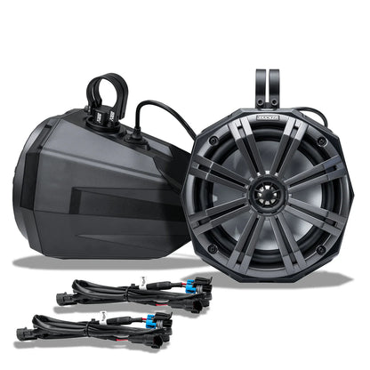 SSV Works OEM Audio Expansion Kit with 8" Kicker KM Tower Speakers - Polaris RZR