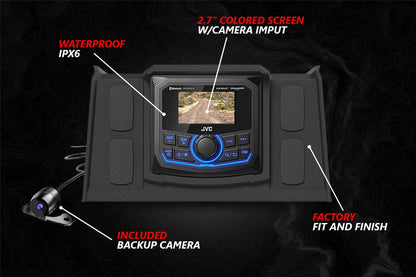 SSV Works 2014-2023 Polaris RZR A-Spec 5-Speaker Plug-&-Play Kit with JVC