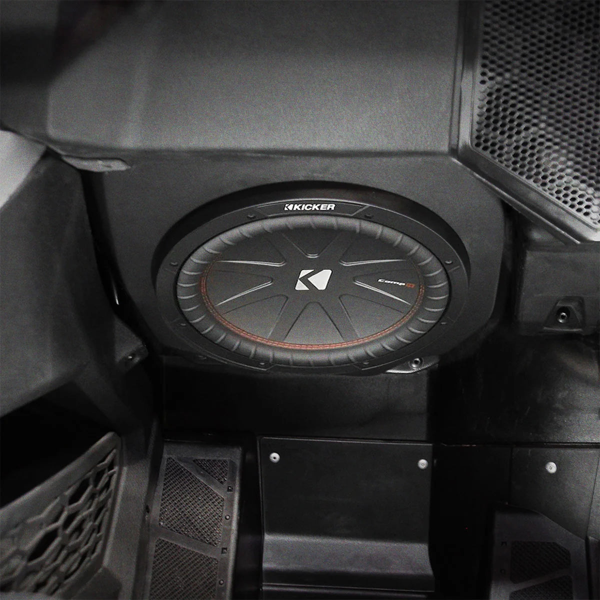SSV Works 2020-2024 Polaris RZR Pro Under-Dash 10" Sealed Subwoofer Add-On for Ride Command