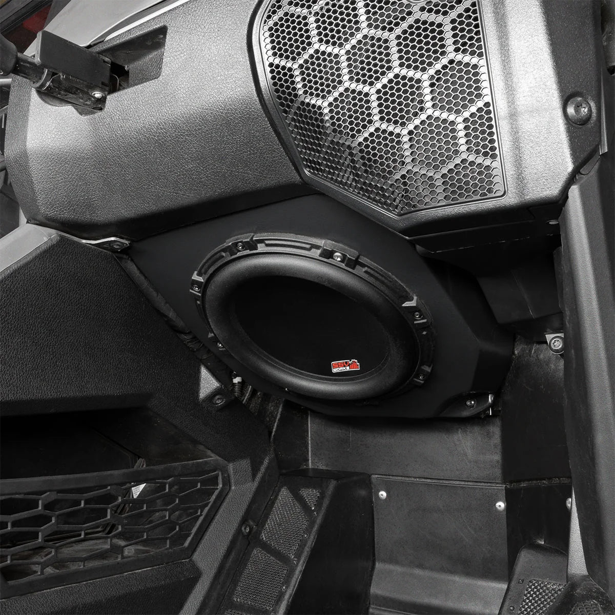 SSV Works 2020-2024 Polaris RZR Pro R / Turbo R / Pro XP Under-Dash 10" Sealed Subwoofer-Enclosure (Unloaded)