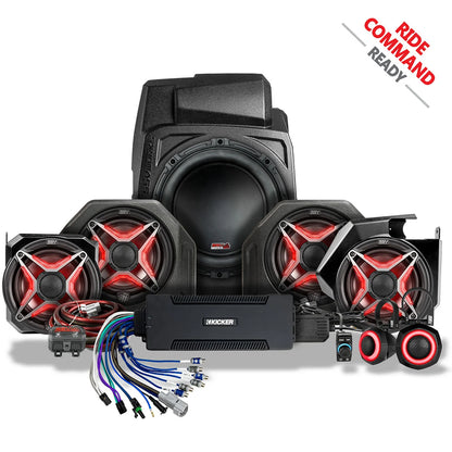 SSV Works 2025-2026 Polaris RZR Pro R / Pro S / Pro XP Phase-5 V-Spec 7-Speaker Plug-&-Play Kit for 7" Ride Command