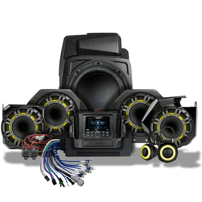 SSV Works Phase-7 K-Spec 7-Speaker Plug & Play Kit with MRB4 Radio - Polaris RZR Pro R / Pro S / Pro XP (2025-2026)