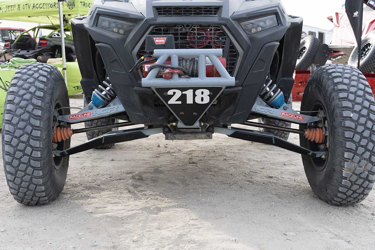 HCR FRONT A-ARM SKID PLATES FOR POLARIS RZR XP TURBO S