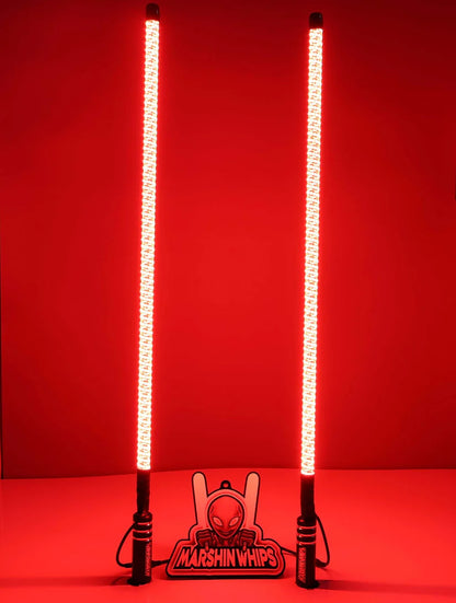 V2 BLACK OUT LED WHIP SET: THE ULTIMATE STEALTH