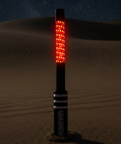 V2 BLACK OUT LED WHIP SET: THE ULTIMATE STEALTH