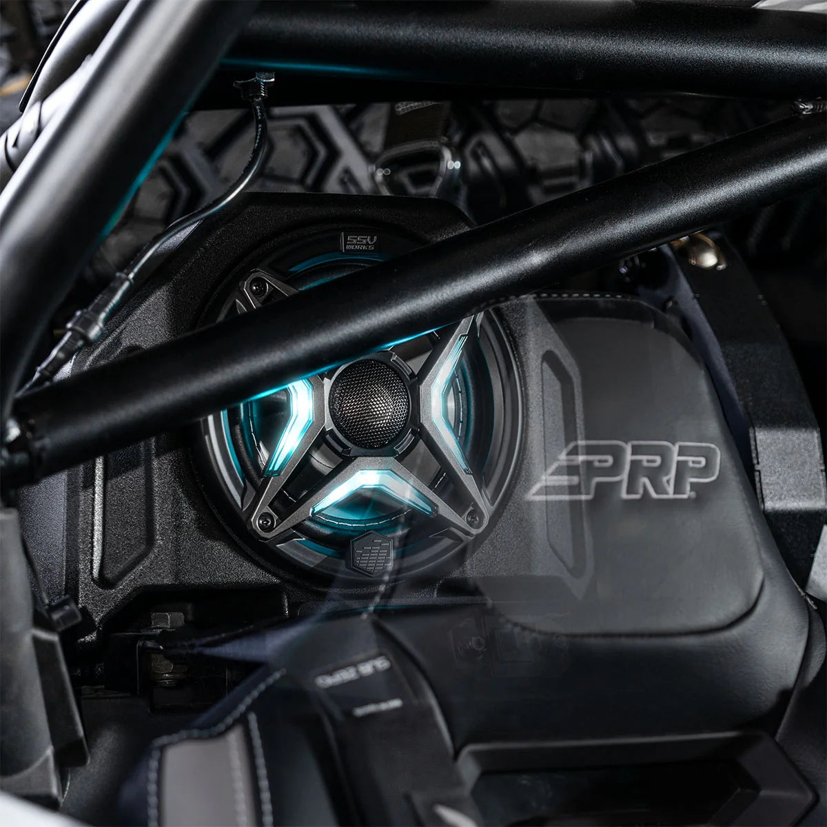SSV Works 2020-2026 Polaris RZR Pro R / Turbo R / Pro S / Pro XP 6.5" Rear Hump Speaker Pods
