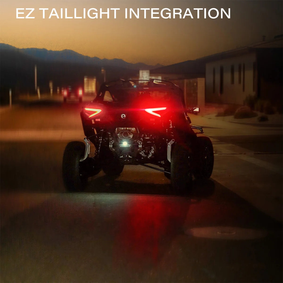 SSV Works Turn-Signal Plug-&-Play Kit | 2024-2026 Can-Am Maverick R | Sequential Front Fang Lights w/Taillight Integration