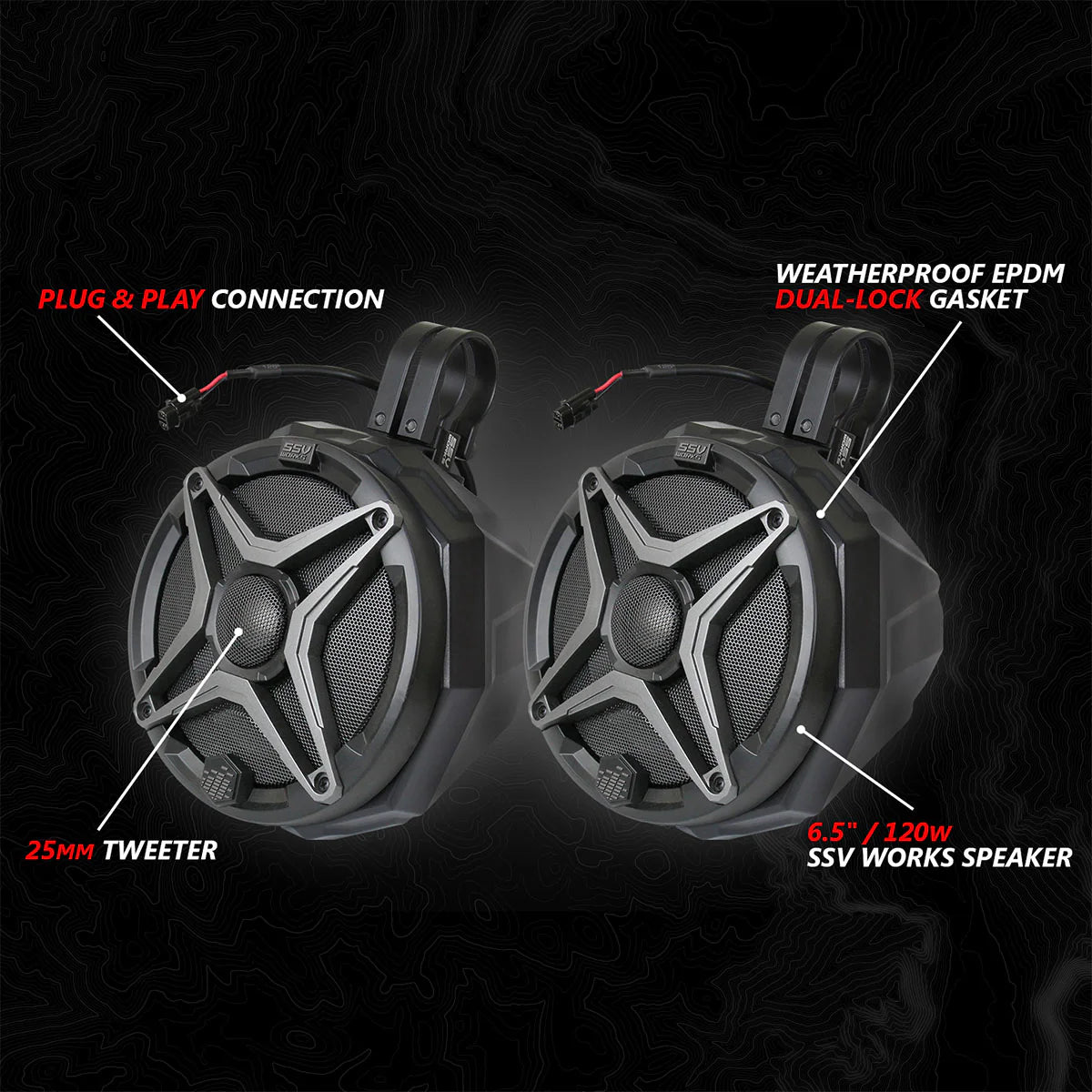 2017-2025 CAN-AM X3 PHASE-4 A-SPEC 5-SPEAKER 800WATT SYSTEM W/ JVC