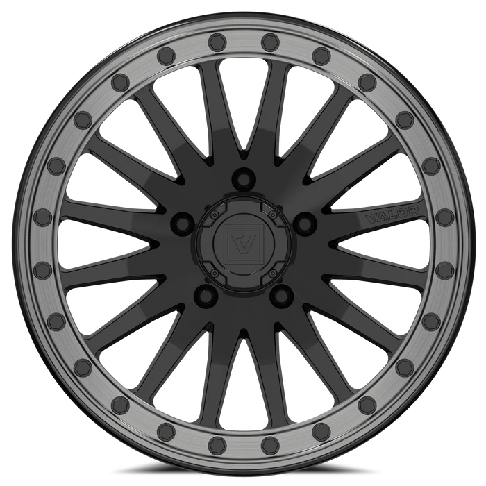 V06 BEADLOCK GLOSS BLACK 15X10 +25MM 5X114.3