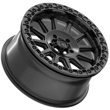 V09 BEADLOCK BRUSHED CHARCOAL 17X8 +40MM 4X156