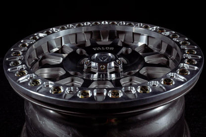 V09 BEADLOCK RAW MACHINED 15X7 +40MM 5X114.3