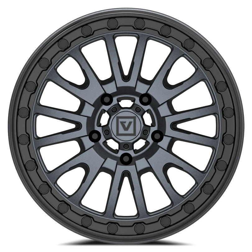 V16 BEADLOCK UTV WHEEL SATIN GUNMETAL 15X8 -12MM 5X114.3