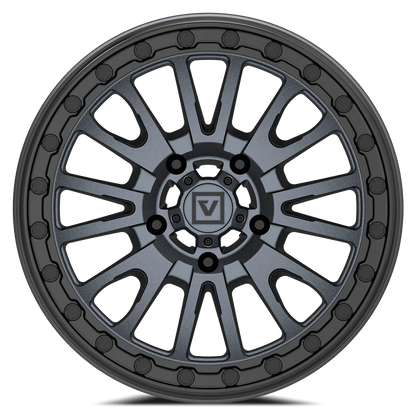 V16 BEADLOCK UTV WHEEL SATIN GUNMETAL 15X8 -12MM 5X114.3